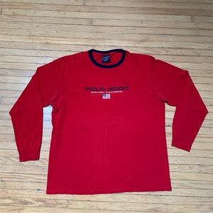 Vintage Ralph Lauren Polo Sport 2000 Spellout Long-Sleeve